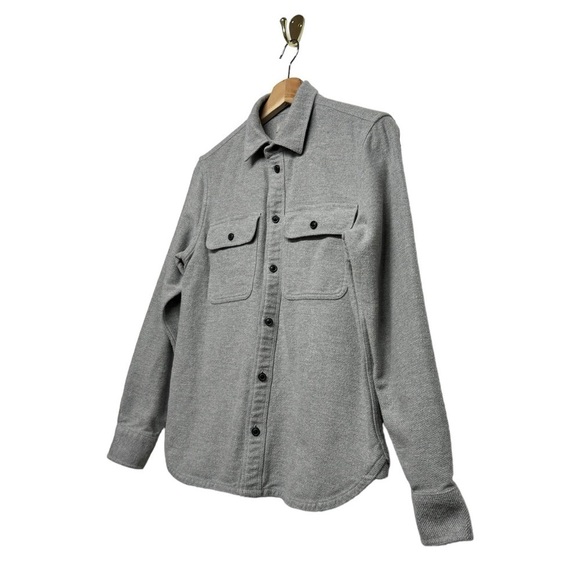 EVERLANE The Heavyweight Overshirt Heathered Gray XS - Picture 7 of 11